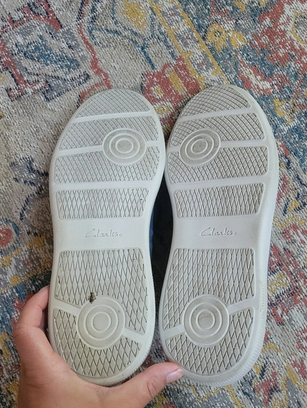 Mens Collection By Clarks Blue Casual Sneakers